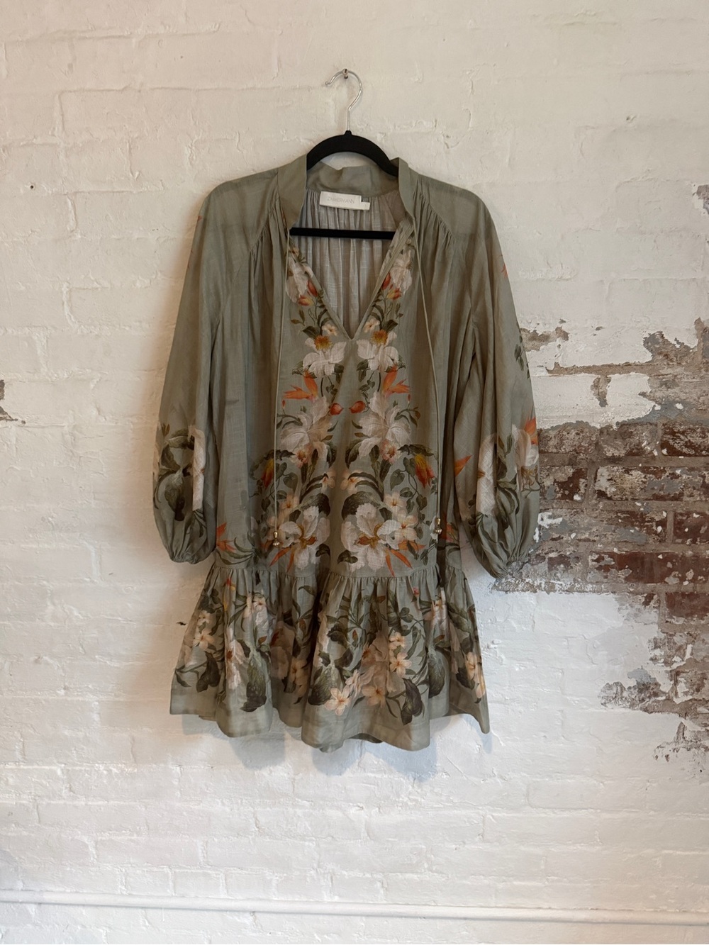 Zimmermann Lexi Lantern Mini Dress - Picture 3 of 6